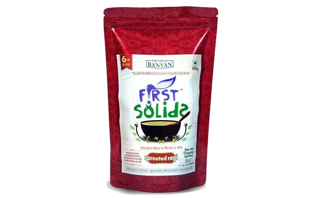 First Solids Sprouted Ragi (6+ months)    Pack  300 grams